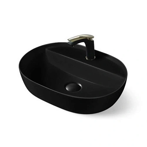 Раковина Vincea VBS-121MB, 500x380x135 черная Раковина Vincea VBS-121MB, 500x380x135 черная