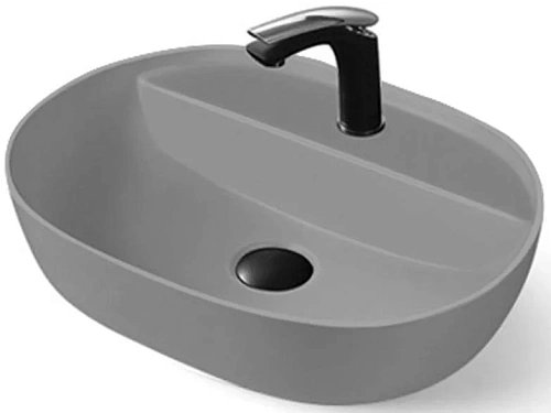 Раковина Vincea VBS-121MG, 500x380x135 серая Раковина Vincea VBS-121MG, 500x380x135 серая