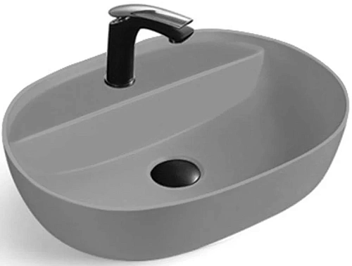 Раковина Vincea VBS-121MG, 500x380x135 серая Раковина Vincea VBS-121MG, 500x380x135 серая