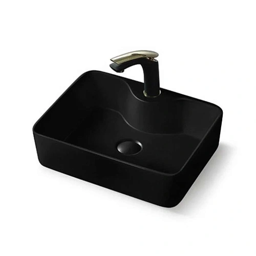 Раковина Vincea VBS-127MB, 475x365x130 черная Раковина Vincea VBS-127MB, 475x365x130 черная