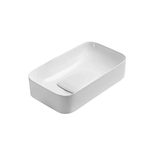 Раковина Vincea VBS-50460, 610x380x150 керамическая, накладная, цвет белый Раковина Vincea VBS-50460, 610x380x150 керамическая, накладная, цвет белый