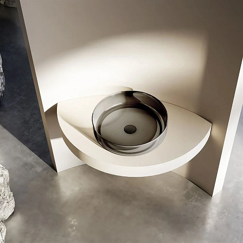 Раковина Vincea VBS-6T16B, 450x450x130, накладная, цвет черный Раковина Vincea VBS-6T16B, 450x450x130, накладная, цвет черный