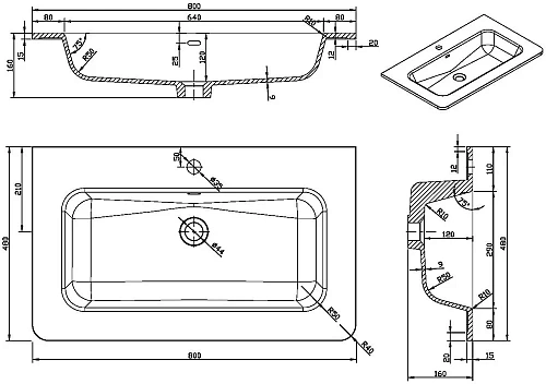 Раковина Vincea VCB-1A800W из искусственного камня, цвет белый Раковина Vincea VCB-1A800W из искусственного камня, цвет белый