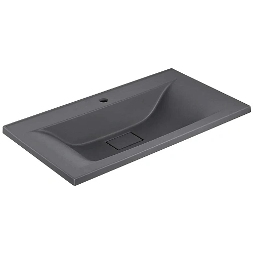 Раковина Vincea VCB-3M900G из кварцевого камня, цвет серый Раковина Vincea VCB-3M900G из кварцевого камня, цвет серый