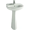 Раковина Vitra Normus 9600B003-7650 55 см с пьедесталом