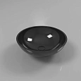 Раковина WHITECROSS Cornelian D=43 (черный глянец) искусственный камень 0714.043043.101 Раковина WHITECROSS Cornelian D=43 (черный глянец) искусственный камень 0714.043043.101