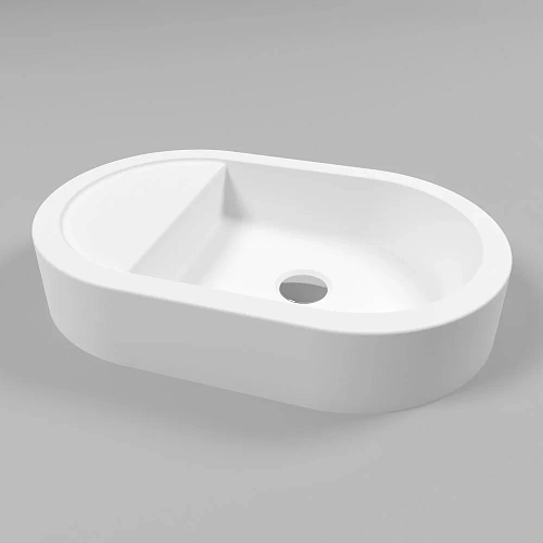 Раковина WHITECROSS Malachite B 55x35 (белый мат) 0722.055035.200 Раковина WHITECROSS Malachite B 55x35 (белый мат) 0722.055035.200