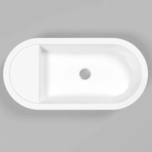 Раковина WHITECROSS Malachite E 70x35 (белый глянец) 0725.070035.100 Раковина WHITECROSS Malachite E 70x35 (белый глянец) 0725.070035.100