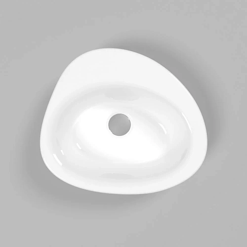 Раковина WHITECROSS Moonstone B 40x35 (белый глянец) 0728.040035.100 Раковина WHITECROSS Moonstone B 40x35 (белый глянец) 0728.040035.100