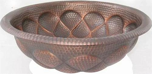 Раковина медная Bronze de Luxe R103, цвет - Plum (сливовый), 42 х 42 х 15 см R103_plum Раковина медная Bronze de Luxe R103, цвет - Plum (сливовый), 42 х 42 х 15 см R103_plum