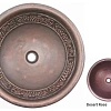 Раковина медная Bronze de Luxe R301, цвет - Desert Rose (пустынная роза), 42 х 42 х 15 см R301_desert_rose Раковина медная Bronze de Luxe R301, цвет - Desert Rose (пустынная роза), 42 х 42 х 15 см R301_desert_rose