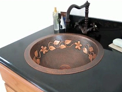 Раковина медная Bronze de Luxe R303, цвет - Oil Rubbed Bronze (потертая бронза), 42 х 42 х 15 см R303_oil_rubbed_bronze Раковина медная Bronze de Luxe R303, цвет - Oil Rubbed Bronze (потертая бронза), 42 х 42 х 15 см R303_oil_rubbed_bronze