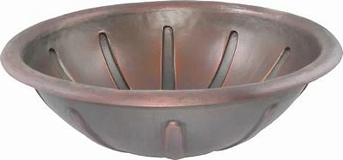 Раковина медная Bronze de Luxe R308, цвет - Coffee (кофейный), 42 х 42 х 15 см R308_Coffee Раковина медная Bronze de Luxe R308, цвет - Coffee (кофейный), 42 х 42 х 15 см R308_Coffee