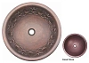 Раковина медная Bronze de Luxe R314, цвет - Desert Rose (пустынная роза), 42 х 42 х 15 см R314_desert_rose