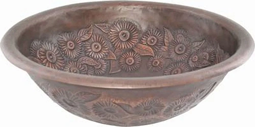 Раковина медная Bronze de Luxe R318, цвет - Desert Rose (пустынная роза), 42 х 42 х 15 см R318_desert_rose Раковина медная Bronze de Luxe R318, цвет - Desert Rose (пустынная роза), 42 х 42 х 15 см R318_desert_rose