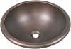 Раковина медная Bronze de Luxe R319, цвет - Oil Rubbed Bronze (потертая бронза), 42 х 42 х 15 см R319_oil_rubbed_bronze