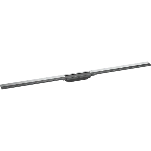 Решетка для водоотводящего желоба Hansgrohe RainDrain Flex, 120 см, укорачиваемая 56047000, хром Решетка для водоотводящего желоба Hansgrohe RainDrain Flex, 120 см, укорачиваемая 56047000, хром
