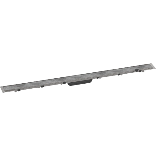 Решетка для водоотводящего желоба Hansgrohe RainDrain Rock, 100 см, укорачиваемая, для облицовки плитку 56033000. Решетка для водоотводящего желоба Hansgrohe RainDrain Rock, 100 см, укорачиваемая, для облицовки плитку 56033000.