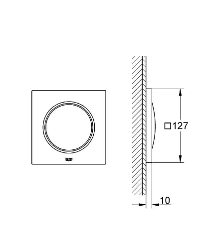Световой модуль для систем GROHE F-digital deluxe (36359000) Световой модуль для систем GROHE F-digital deluxe (36359000)