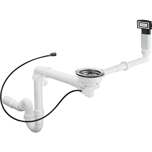 Сифон для кухни Hansgrohe Select с одной чашей D16-12 43947000, хром Сифон для кухни Hansgrohe Select с одной чашей D16-12 43947000, хром