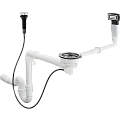 Сифон для кухни Hansgrohe с одной чашей D16-11 43937000, хром Сифон для кухни Hansgrohe с одной чашей D16-11 43937000, хром