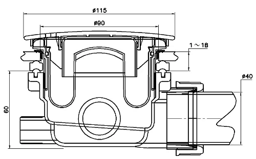 Сифон для поддона RGW Velplex QYD-01 белый 18241101-03 Сифон для поддона RGW Velplex QYD-01 белый 18241101-03