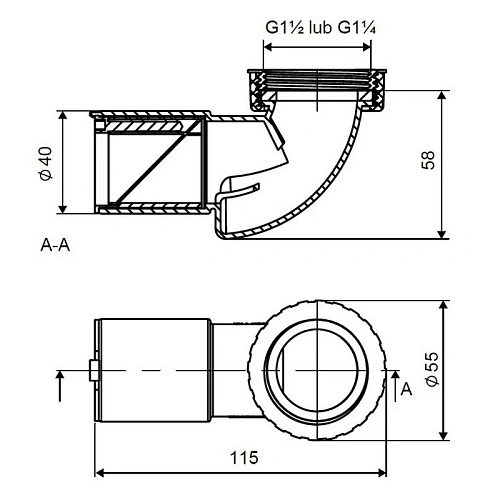 Сифон для раковины EXCELLENT INPU.8075409.WH Сифон для раковины EXCELLENT INPU.8075409.WH