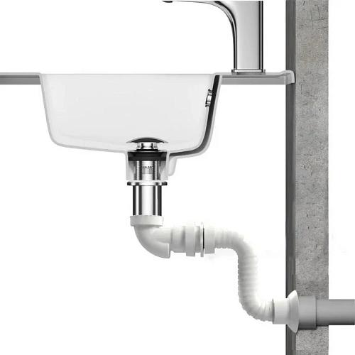 Сифон для раковины EXCELLENT с гофрой INPU.8075628.WH Сифон для раковины EXCELLENT с гофрой INPU.8075628.WH