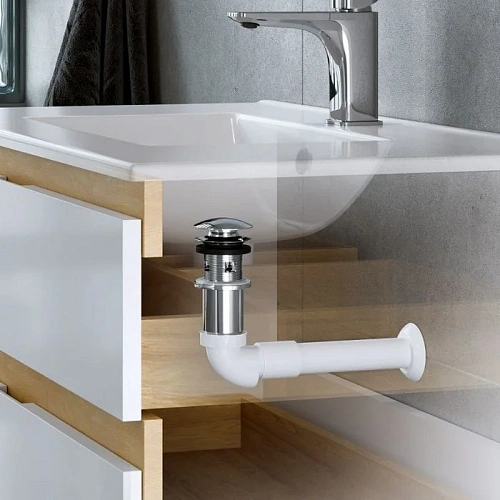 Сифон для раковины EXCELLENT с трубой (белый) INPU.8075536P.WH Сифон для раковины EXCELLENT с трубой (белый) INPU.8075536P.WH