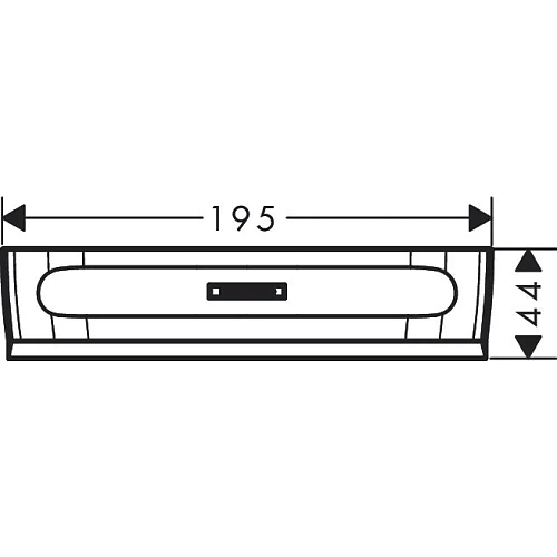 Скребок Hansgrohe WallStoris, для душевых кабин 27916700, матовый белый Скребок Hansgrohe WallStoris, для душевых кабин 27916700, матовый белый