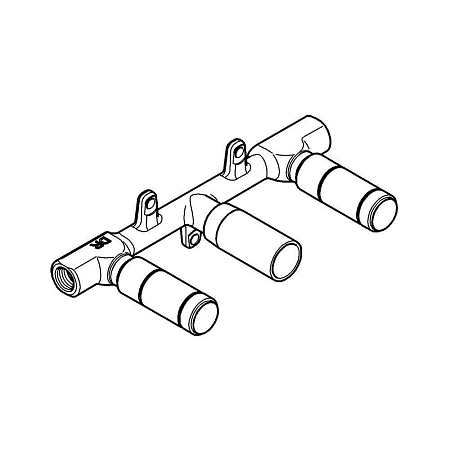 Скрытая часть смесителя GROHE Ondus, двухвентильный (29025000) Скрытая часть смесителя GROHE Ondus, двухвентильный (29025000)