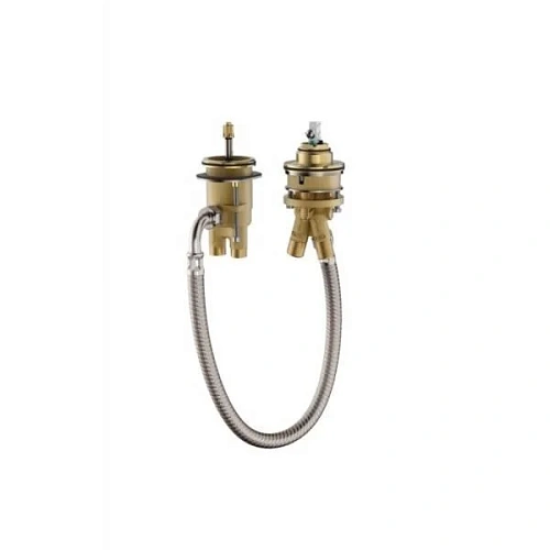 Скрытая часть смесителя Hansgrohe Metropol на 2 отверстия на борт ванны 13159180 Скрытая часть смесителя Hansgrohe Metropol на 2 отверстия на борт ванны 13159180