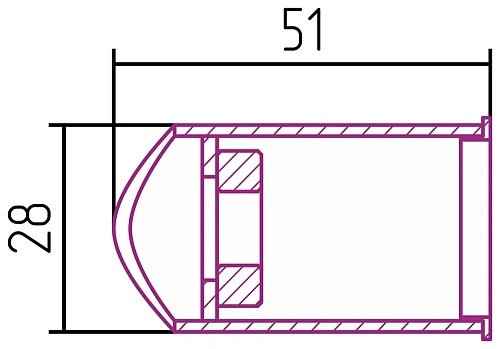 Скрытое подключение Сунержа для МЭМ d 28 мм 5000-1522-0028 RAL 5000 Фиолетово-синий Скрытое подключение Сунержа для МЭМ d 28 мм 5000-1522-0028 RAL 5000 Фиолетово-синий