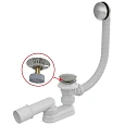 Слив-перелив Alcaplast A504CKM-100 click/clack металл Слив-перелив Alcaplast A504CKM-100 click/clack металл