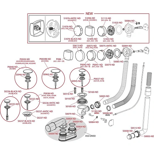 Слив-перелив Alcaplast A51CR-120 (длина 120 cм) автомат, хромированный Слив-перелив Alcaplast A51CR-120 (длина 120 cм) автомат, хромированный