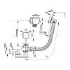 Слив-перелив AlcaPlast A564KM3 Слив-перелив AlcaPlast A564KM3