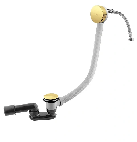 Слив-перелив CEZARES CZR-B-STW-03/24 с наполнением ванны через перелив золото 24 карат Слив-перелив CEZARES CZR-B-STW-03/24 с наполнением ванны через перелив золото 24 карат