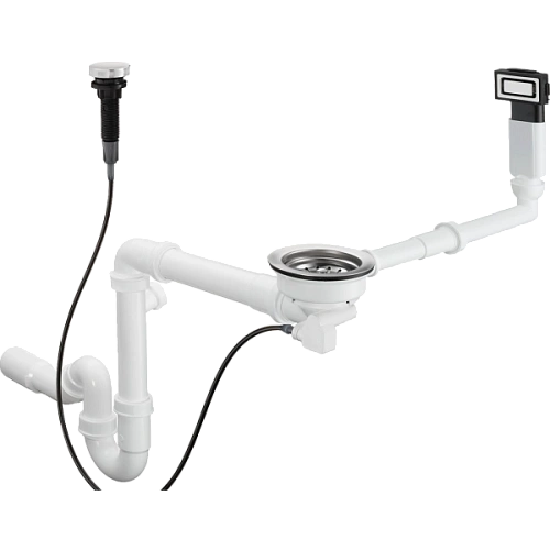 Слив-перелив Hansgrohe с автоматическим управлением D14-11 43931800, нержавеющая сталь Слив-перелив Hansgrohe с автоматическим управлением D14-11 43931800, нержавеющая сталь