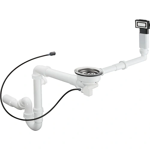 Слив-перелив Hansgrohe с автоматическим управлением D14-12 43941800, нержавеющая сталь Слив-перелив Hansgrohe с автоматическим управлением D14-12 43941800, нержавеющая сталь