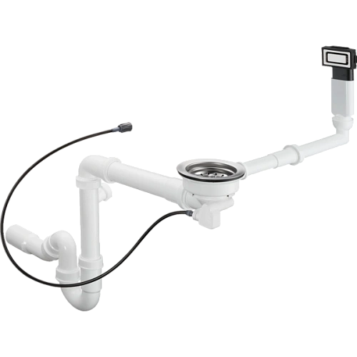 Слив-перелив Hansgrohe с автоматическим управлением D14-12 43941800, нержавеющая сталь Слив-перелив Hansgrohe с автоматическим управлением D14-12 43941800, нержавеющая сталь