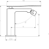 Смеситель для биде Boheme Q 146-BСR BLACK CHROME Смеситель для биде Boheme Q 146-BСR BLACK CHROME