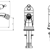 Смеситель для биде Boheme Tradizionale Oro 286 Смеситель для биде Boheme Tradizionale Oro 286