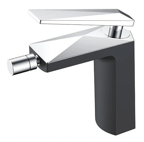 Смеситель для биде Boheme VENTURO черный+хром 376-B Смеситель для биде Boheme VENTURO черный+хром 376-B