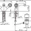 Смеситель для биде CEZARES ATLANTIS-BS1-02-Sw/M Смеситель для биде CEZARES ATLANTIS-BS1-02-Sw/M