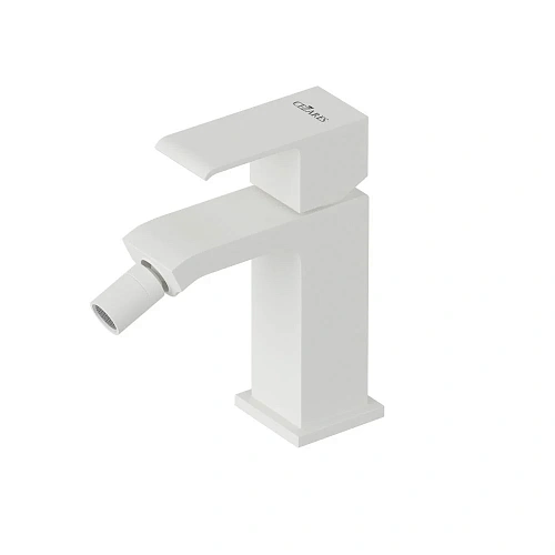 Смеситель для биде CEZARES PORTA-BS1-BIO с донным клапаном, белый матовый Смеситель для биде CEZARES PORTA-BS1-BIO с донным клапаном, белый матовый