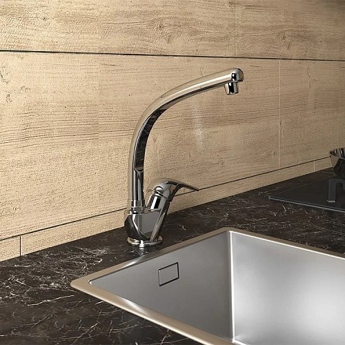 Смеситель для биде Paini Morgana 73PW306VR никель, излив стекло Смеситель для биде Paini Morgana 73PW306VR никель, излив стекло