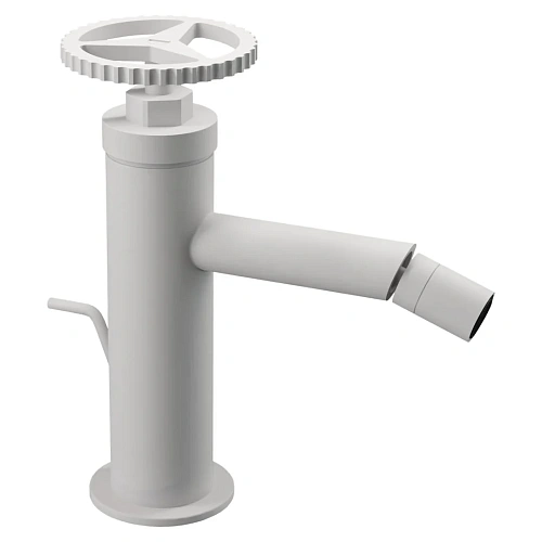Смеситель для биде Remer Chrono CH20BO, белый матовый Смеситель для биде Remer Chrono CH20BO, белый матовый