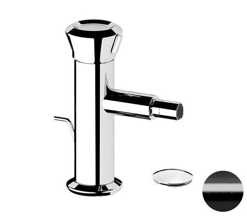 Смеситель для биде Remer Element ET20CFP, черный брашированный хром Смеситель для биде Remer Element ET20CFP, черный брашированный хром