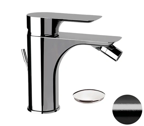 Смеситель для биде Remer Infinity I20CFP, черный брашированный хром Смеситель для биде Remer Infinity I20CFP, черный брашированный хром