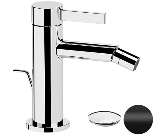 Смеситель для биде Remer Metrica MC20NO, черный матовый Смеситель для биде Remer Metrica MC20NO, черный матовый